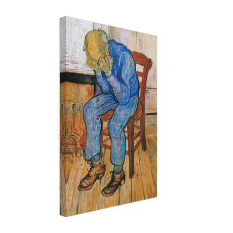 Sorrowing old man by Vincent van Gogh - Canvas - 30x45 cm / 12x18″ - Slim