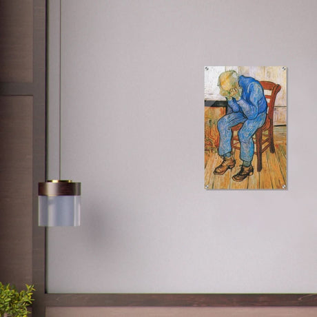 Sorrowing old man by Vincent van Gogh - Acrylic Print - 50x75 cm / 20x30″ - 