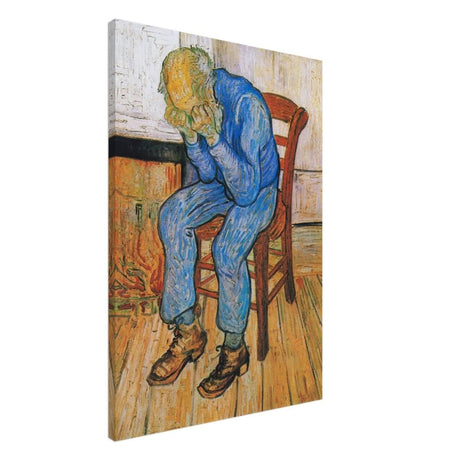 Sorrowing old man by Vincent van Gogh - Canvas - 70x100 cm / 28x40″ - Thick
