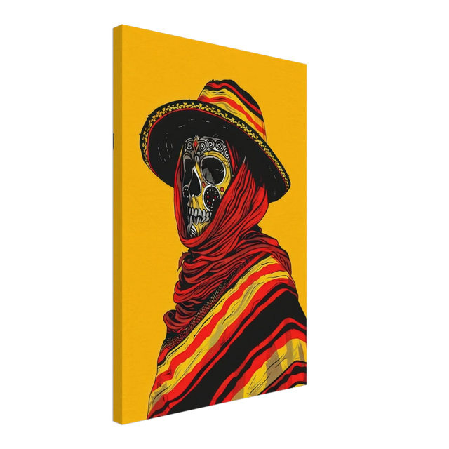 Soul of the Desert – Día de los Muertos Pop Art | wall art print - Canvas - 40x60 cm / 16x24″ - 