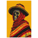 Soul of the Desert – Día de los Muertos Pop Art | wall art print - Wood Prints - 30x45 cm / 12x18″ - 