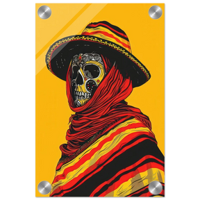 Soul of the Desert – Día de los Muertos Pop Art | wall art print - Acrylic Print - 20x30 cm / 8x12″ - 