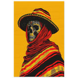 Soul of the Desert – Día de los Muertos Pop Art | wall art print - Wood Prints - 60x90 cm / 24x36″ - 