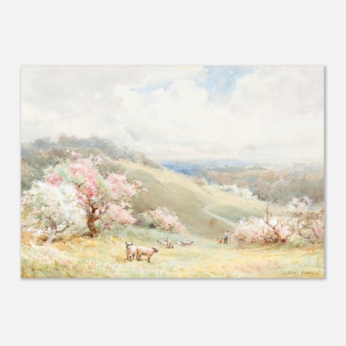 Spring by Joseph Rubens Powell - Aluminum Print - 70x100 cm / 28x40″ - 