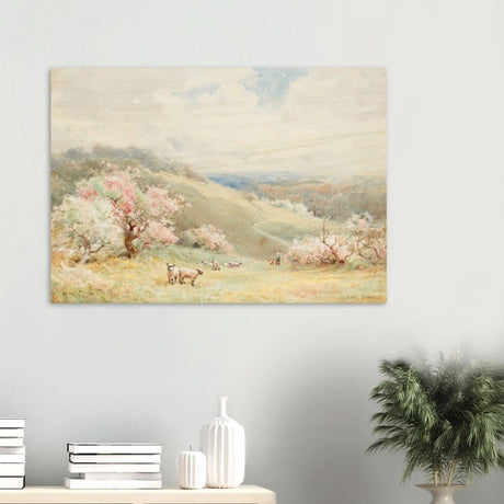 Spring by Joseph Rubens Powell - Wood Prints - 70x100 cm / 28x40″ - 20 mm