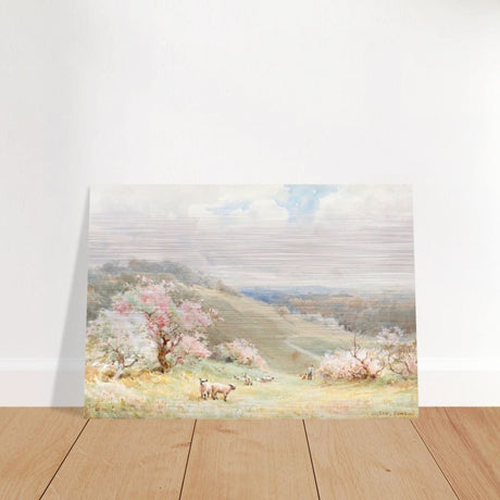 Spring by Joseph Rubens Powell - Brushed Aluminum Print - 70x100 cm / 28x40″ - 