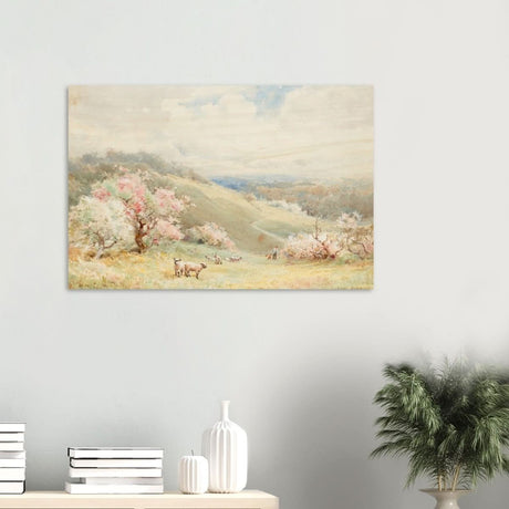 Spring by Joseph Rubens Powell - Wood Prints - 60x90 cm / 24x36″ - 10 mm