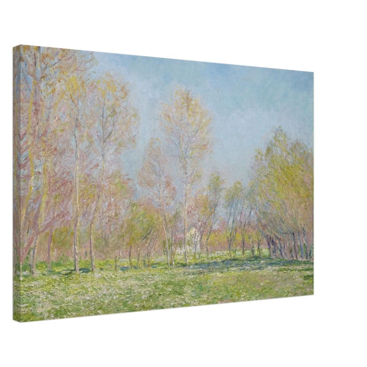 Spring in Giverny by Claude Monet - Canvas - 50x75 cm / 20x30″ - Slim
