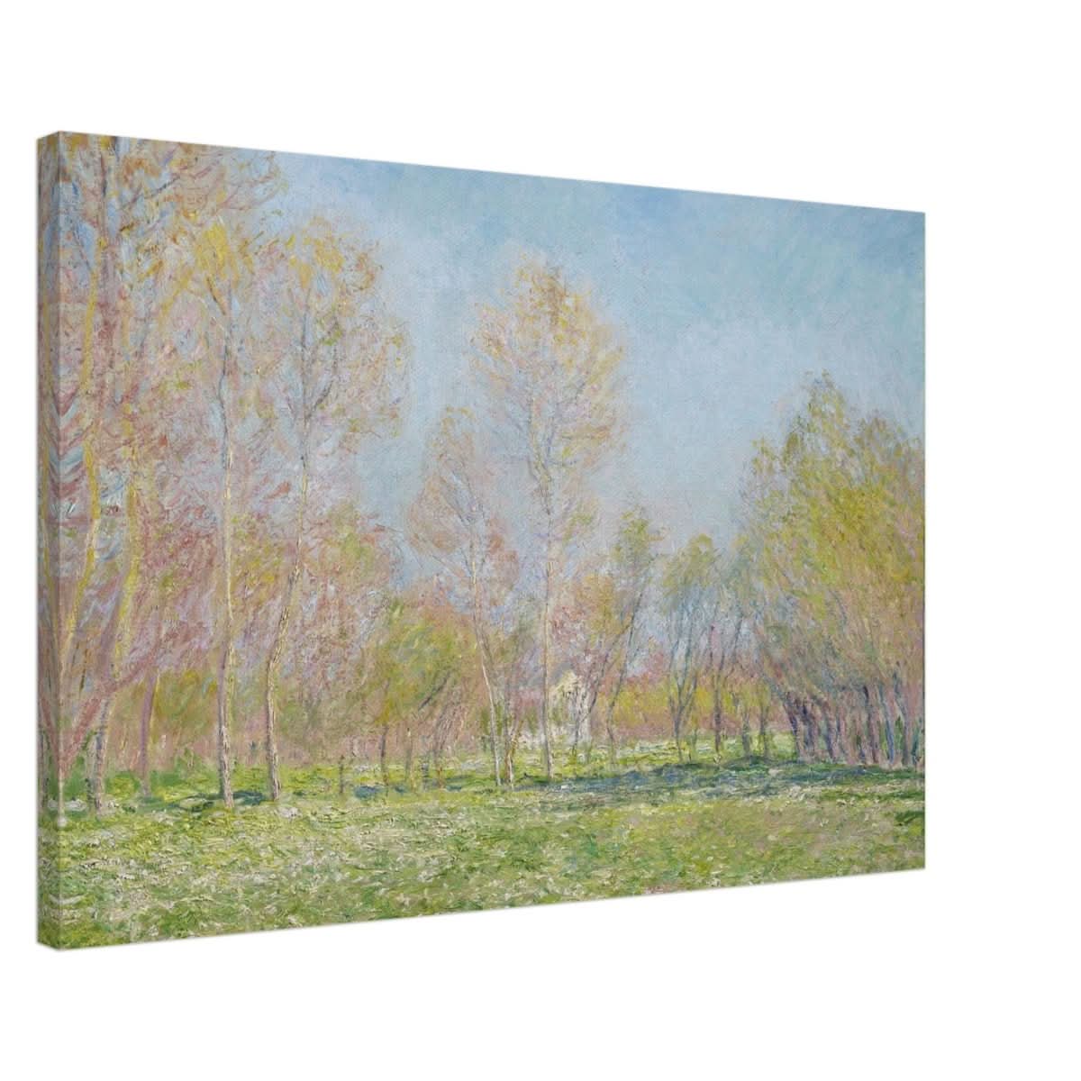 Spring in Giverny by Claude Monet - Canvas - 60x90 cm / 24x36″ - Thick
