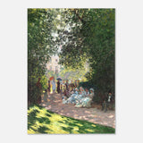 Spring Wall art | Claude Monet Picture |The Parc Monceau - Aluminum Print - 70x100 cm / 28x40″ - 