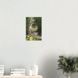 Spring Wall art | Claude Monet Picture |The Parc Monceau - Wood Prints - 30x45 cm / 12x18″ - 20 mm