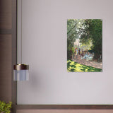 Spring Wall art | Claude Monet Picture |The Parc Monceau - Acrylic Print - 60x90 cm / 24x36″ - 