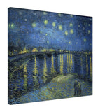 Starry Night Over the Rhone (1888) by Vincent van Gogh | Vintage wall art print - Canvas - 50x60 cm / 20x24″ - 