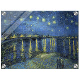 Starry Night Over the Rhone (1888) by Vincent van Gogh | Vintage wall art print - Acrylic Print - 30x40 cm / 12x16″ - 