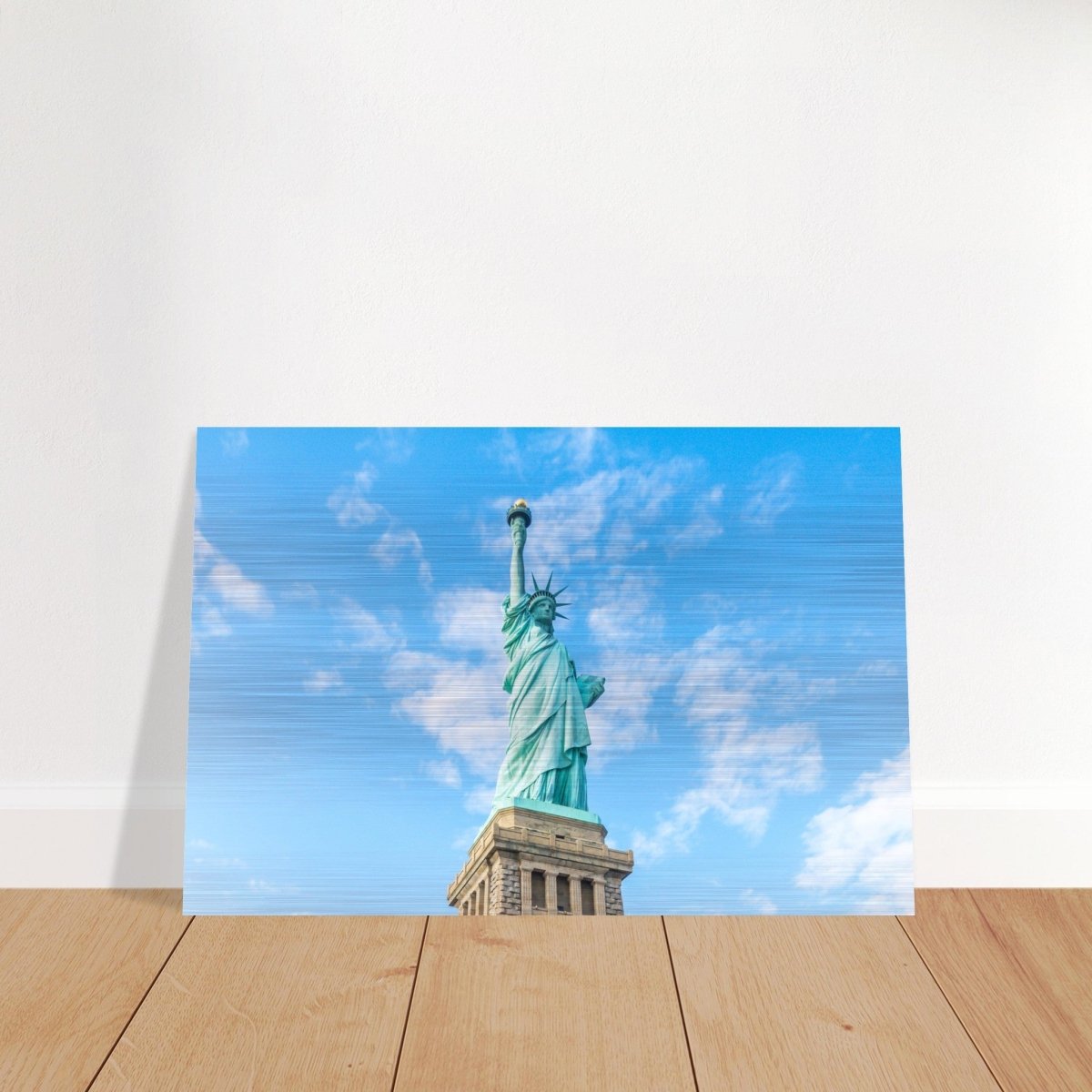 Statue of Liberty | New York City | City Wall art print - Brushed Aluminum Print - 50x75 cm / 20x30″ - 