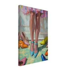 Step into Elegance | Contemporary Impressionism Wall art print - 30x45 cm / 12x18″ - Canvas - 
