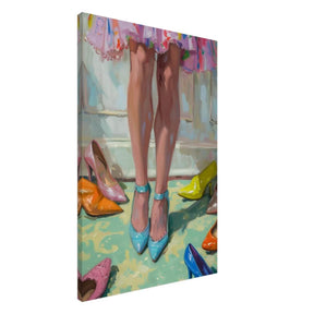 Step into Elegance | Contemporary Impressionism Wall art print - 60x90 cm / 24x36″ - Canvas - 