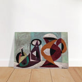 Still life by Pablo Picasso 1937 | Cubism wall art print - Brushed Aluminum Print - 40x60 cm / 16x24″ - 