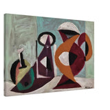 Still life by Pablo Picasso 1937 | Cubism wall art print - Canvas - 50x75 cm / 20x30″ - 