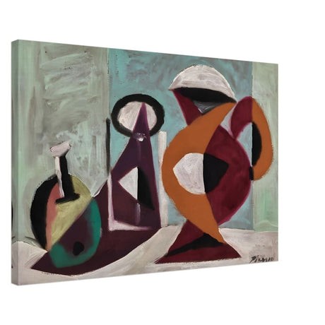 Still life by Pablo Picasso 1937 | Cubism wall art print - Canvas - 50x75 cm / 20x30″ - 