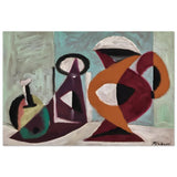 Still life by Pablo Picasso 1937 | Cubism wall art print - Aluminum Print - 40x60 cm / 16x24″ - 