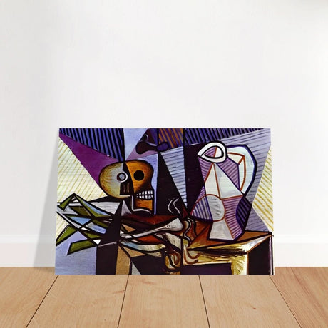 Still Life by Pablo Picasso 1945 - Brushed Aluminum Print - 50x75 cm / 20x30″ - 