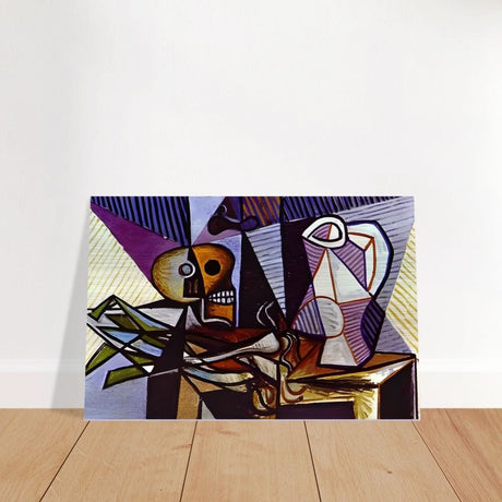 Still Life by Pablo Picasso 1945 - Brushed Aluminum Print - 30x45 cm / 12x18″ - 