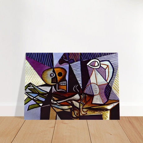 Still Life by Pablo Picasso 1945 - Brushed Aluminum Print - 70x100 cm / 28x40″ - 