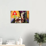 Still life with candle, palette and head of Minotaur by Pablo Picasso 1931 - Wood Prints - 40x60 cm / 16x24″ - 20 mm