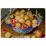Still Life with Lemons, Oranges, and a Pomegranate by Jacob van Hulsdonck | Vintage Art Print - Acrylic Print - 60x90 cm / 24x36″ - 