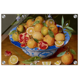 Still Life with Lemons, Oranges, and a Pomegranate by Jacob van Hulsdonck | Vintage Art Print - Acrylic Print - 30x45 cm / 12x18″ - 