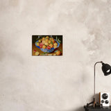Still Life with Lemons, Oranges, and a Pomegranate by Jacob van Hulsdonck | Vintage Art Print - Aluminum Print - 30x45 cm / 12x18″ - 