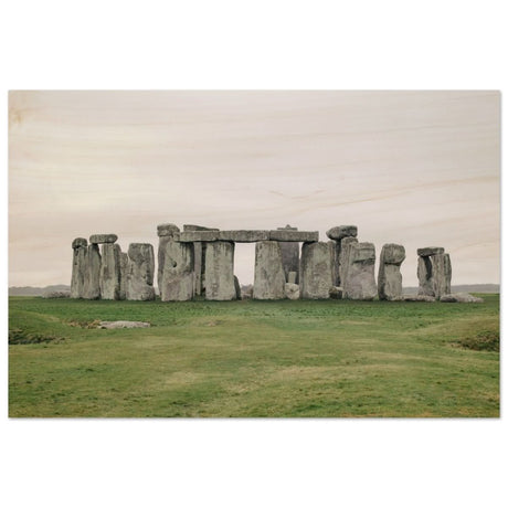 Stonehenge: A Timeless Wonder | Salisbury Plain | Wiltshire, England - Wood Prints - 40x60 cm / 16x24″ - 