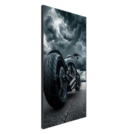 Storm Rider | Motorcycle Canvas Print (50x100cm) 🏍️⚡ - 