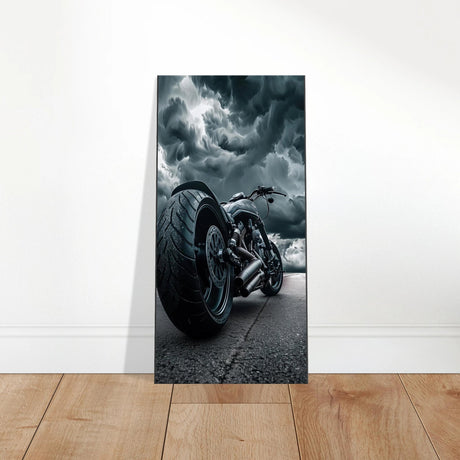 Storm Rider | Motorcycle Canvas Print (50x100cm) 🏍️⚡ - 