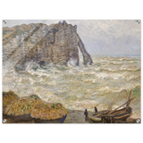 Stormy Sea at Étretat by Claude Monet | Wall art Print - Acrylic Print - 60x80 cm / 24x32″ - 