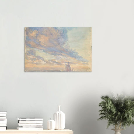 Study of clouds by Francis Lathrop - Wood Prints - 50x75 cm / 20x30″ - 20 mm