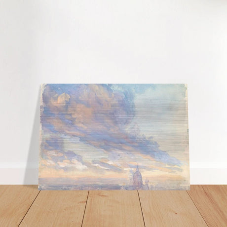 Study of clouds by Francis Lathrop - Brushed Aluminum Print - 70x100 cm / 28x40″ - 