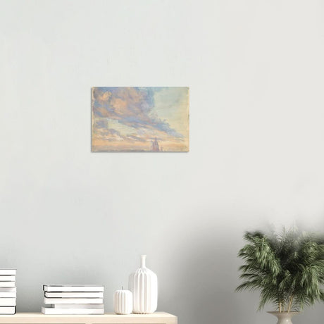 Study of clouds by Francis Lathrop - Wood Prints - 30x45 cm / 12x18″ - 10 mm
