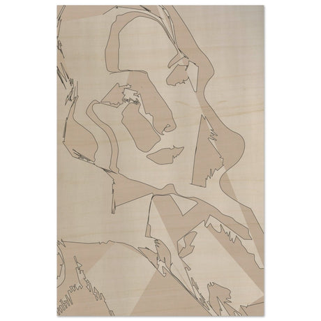 Subtle Shades of Thought | Minimalist Wall art Print - Wood Prints - 60x90 cm / 24x36″ - 