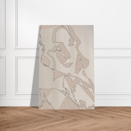 Subtle Shades of Thought | Minimalist Wall art Print - Aluminum Print - 40x60 cm / 16x24″ - 