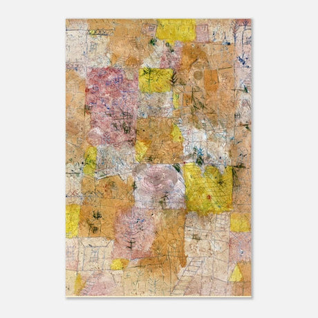 Suburban Idyll by Paul Klee - Aluminum Print - 30x45 cm / 12x18″ - 