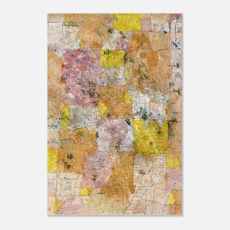 Suburban Idyll by Paul Klee - Aluminum Print - 50x75 cm / 20x30″ - 