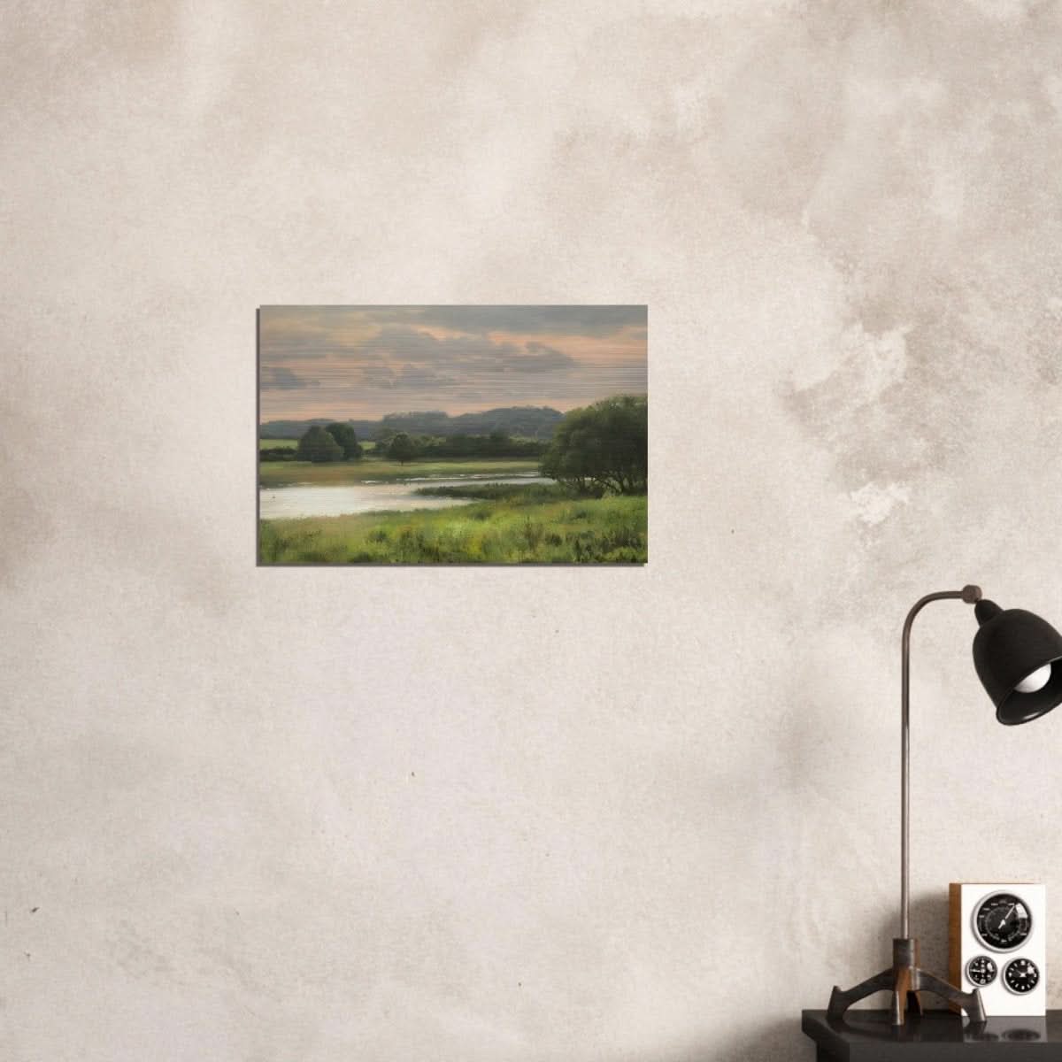 Summer Evening by Peter Barker - Brushed Aluminum Print - 40x60 cm / 16x24″ - 