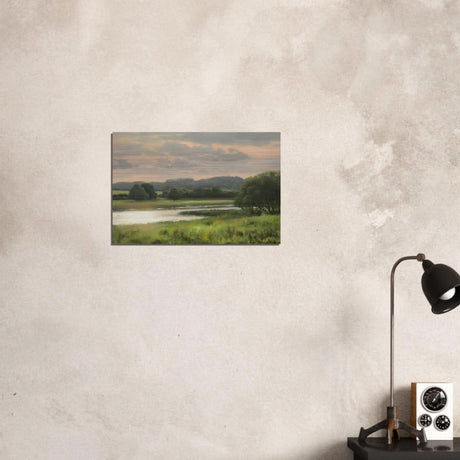 Summer Evening by Peter Barker - Brushed Aluminum Print - 40x60 cm / 16x24″ - 