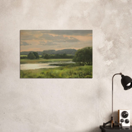 Summer Evening by Peter Barker - Wood Prints - 60x90 cm / 24x36″ - 10 mm