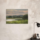 Summer Evening by Peter Barker - Brushed Aluminum Print - 60x90 cm / 24x36″ - 