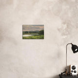 Summer Evening by Peter Barker - Brushed Aluminum Print - 30x45 cm / 12x18″ - 
