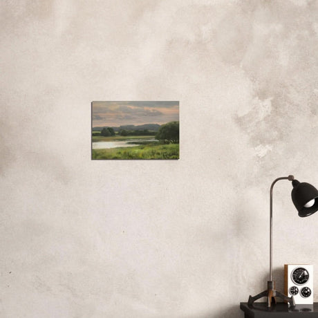 Summer Evening by Peter Barker - Brushed Aluminum Print - 30x45 cm / 12x18″ - 