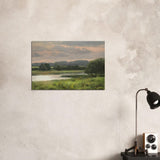 Summer Evening by Peter Barker - Brushed Aluminum Print - 50x75 cm / 20x30″ - 